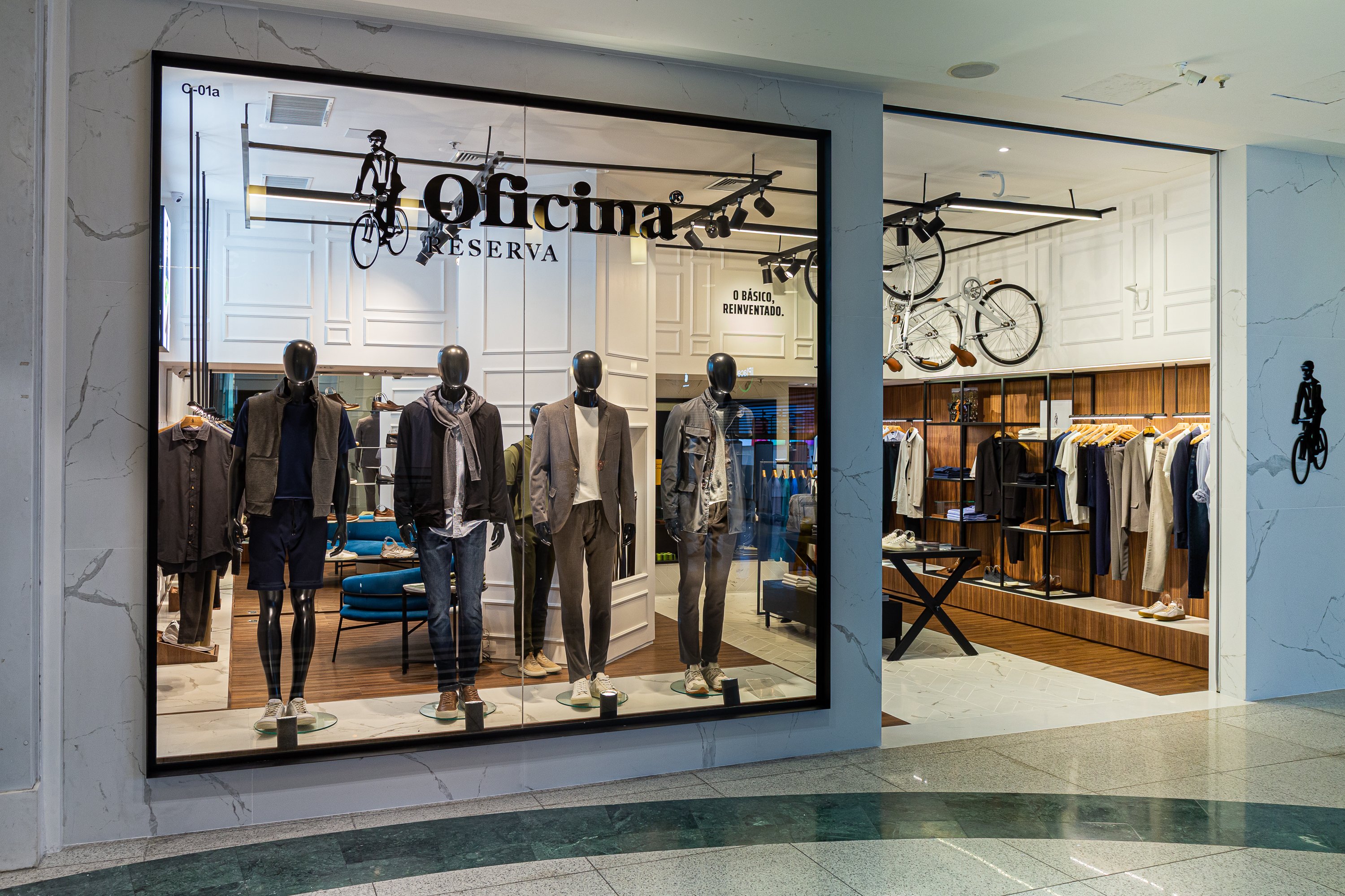 Loja da Oficina Reserva no Shopping Rio Sul Loja da Oficina Reserva no Shopping Rio Sul