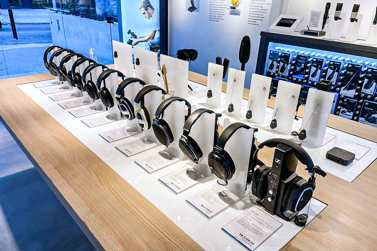 Loja da Sennheiser em São Paulo Loja da Sennheiser em São Paulo
