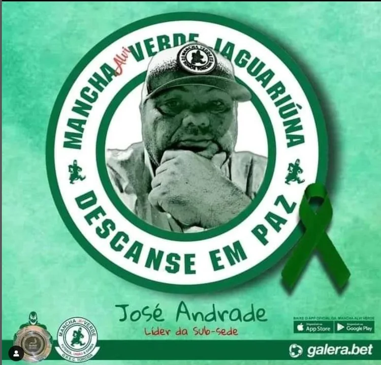 Conhecido como "Zé Marco" torcedor era uma dos líderes da Mancha Verde (Instagram/Reprodução)