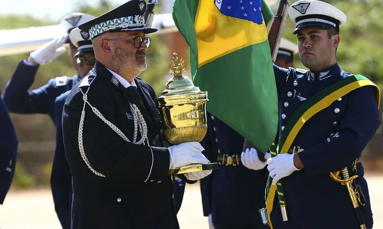 No Itamaraty, o órgão está exposto na Sala Santiago Dantas. (Marcelo Camargo/Agência Brasil)