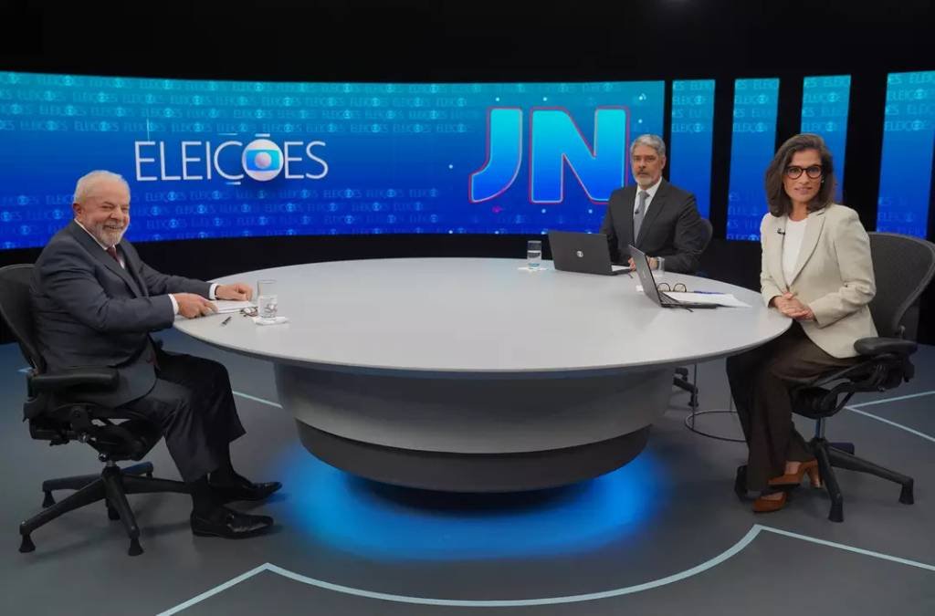 Lula: ex-presidente é entrevistado pelo Jornal Nacional. (G1/Marcos Serra Lima/TV Globo/Divulgação)