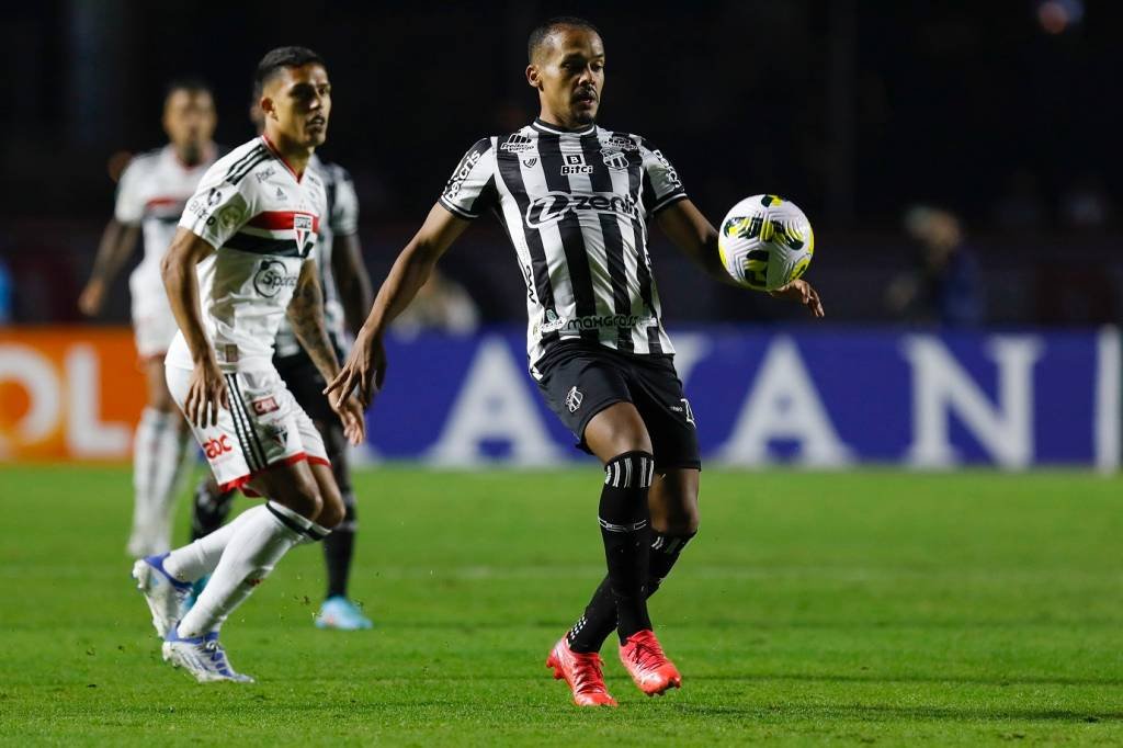 São Paulo e Ceará: Esse será a segunda vez que os times se enfrentam na competição (Ricardo Moreira/Getty Images)