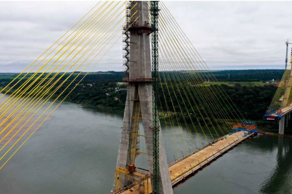 Segunda ponte entre Brasil e Paraguai deve ser concluída em novembro