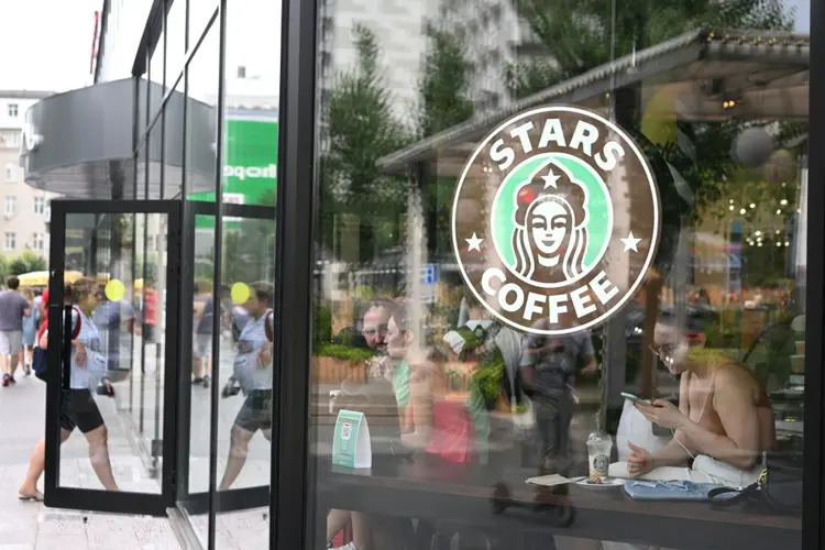Starbucks: operação global A operação global registrou lucro líquido de 1,22 bilhão de dólares (AFP/AFP)