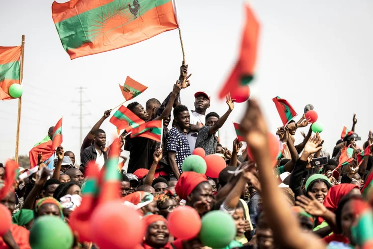 Eleições na Angola: o partido governista MPLA enfrenta o maior desafio nas urnas desde que chegou ao poder (AFP/AFP Photo)