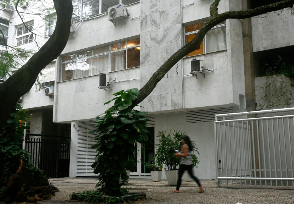 Edifício em Ipanema, no Rio de Janeiro, onde mora o cônsul alemão Uwe Herbert Hahn, acusado de matar o marido (André Borges/Getty Images)