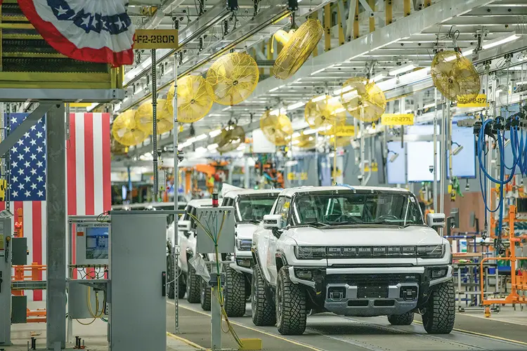 Carros da GM: 30% das vendas começam pelo WhatsApp (Emily Elconin/Bloomberg/Getty Images)