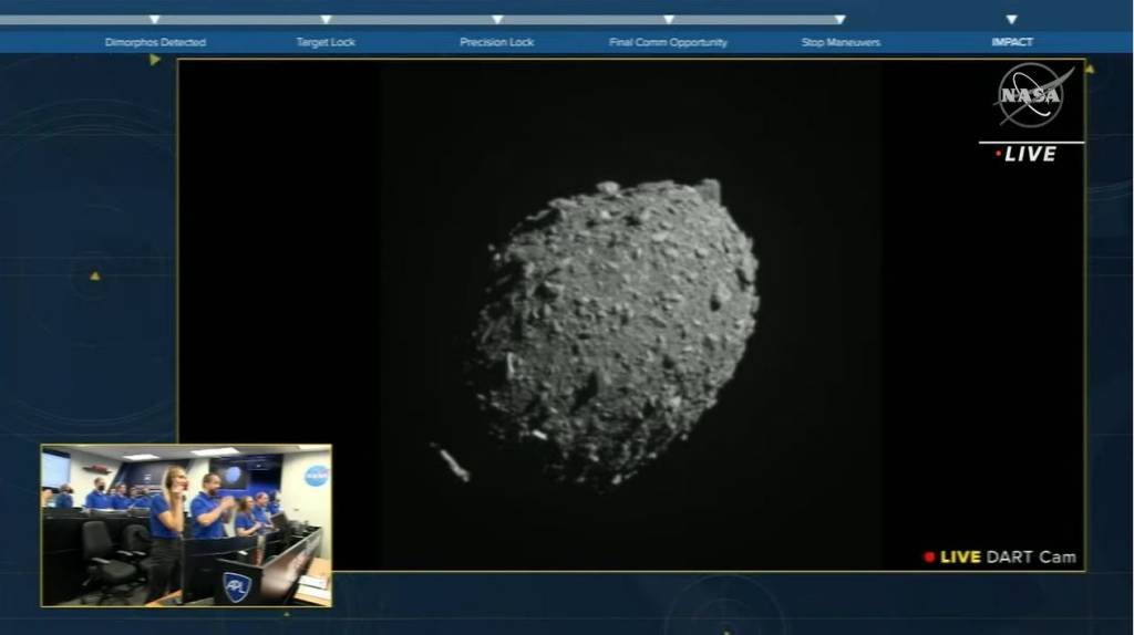 Missão da NASA intercepta asteroide em teste para defender a Terra