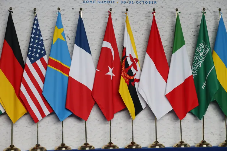 G20: O primeiro passo da agenda carioca dos eventos diplomáticos é o evento de abertura de um dos principais grupos de engajamento do G20, o Negócios 20 (Anadolu Agency/Getty Images)