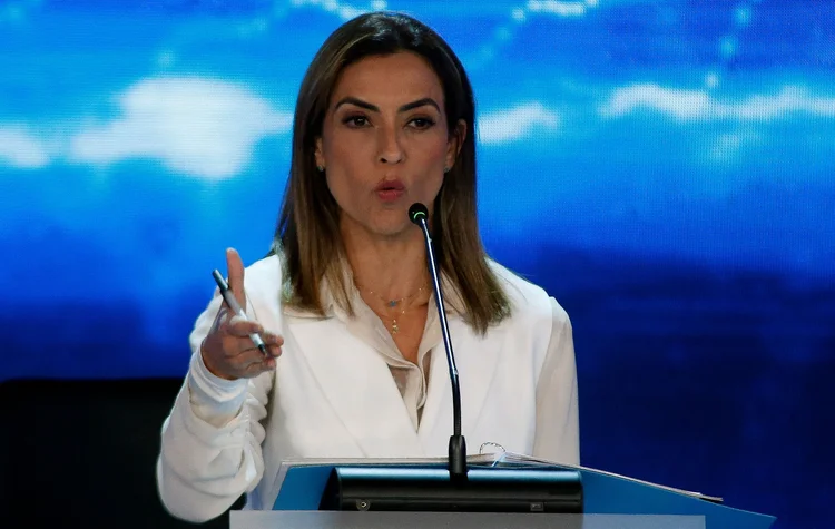 Soraya Thronicke: “A iniciativa privada já presta o serviço no campo privado. Muitos têm vagas que podem ser preenchidas com crianças da rede pública (MIGUEL SCHINCARIO/Getty Images)