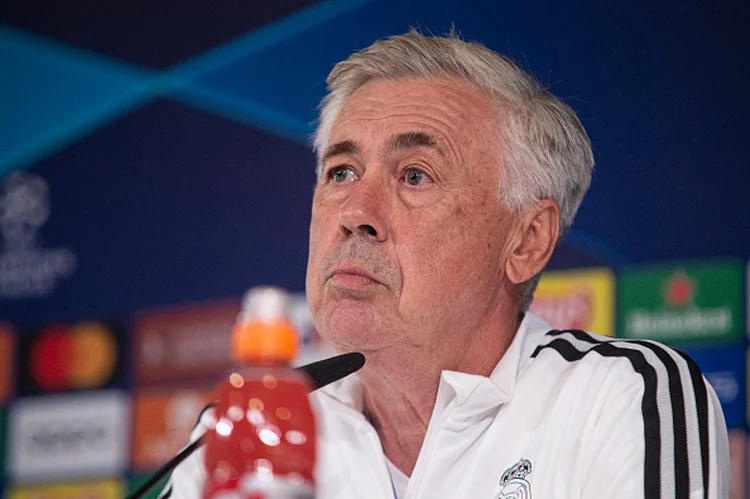 Carlo Ancelotti, sobre o Real Madrid: "ficaria neste clube pelo resto da vida" (Alvaro Medranda/Eurasia Sport Images//Getty Images)