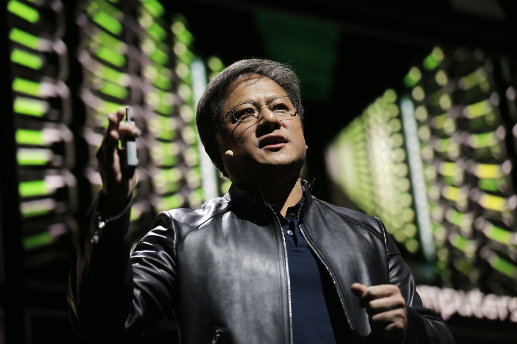 Jensen Huang, CEO e fundador da Nvidia: empresa avança sobre IA e metaverso (Carlos Avia Gonzalez/Getty Images)