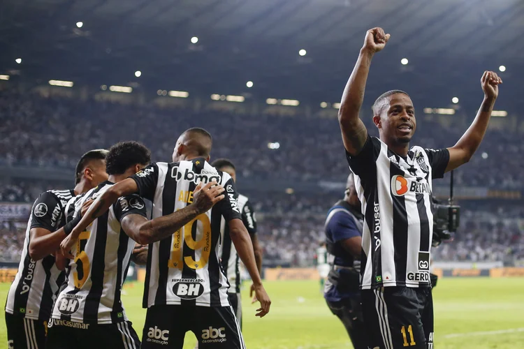 Jogadores do Atlético-MG durante partida em 2022 (Ricardo Moreira/Getty Images)