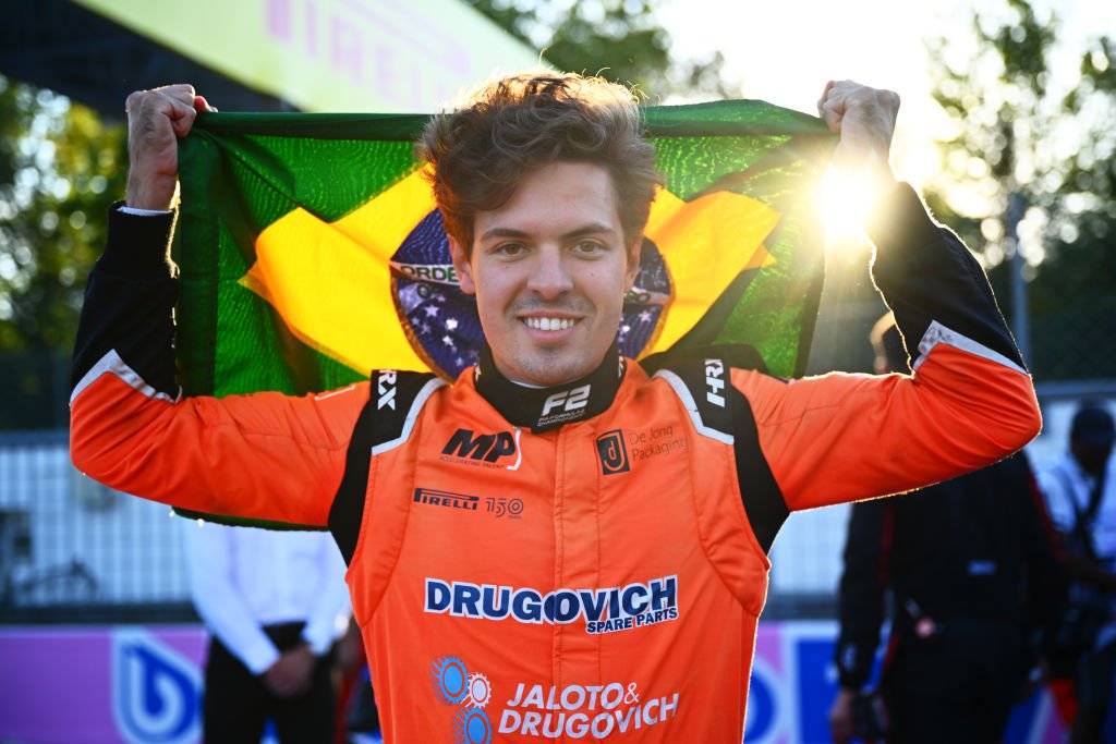 Brasileiro Felipe Drugovich é campeão mundial de Fórmula 2