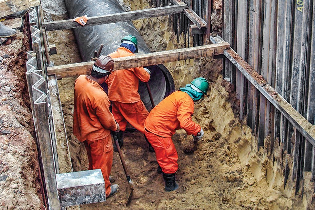 No Brasil, 85,7% dos municípios brasileiros tem coleta de esgoto