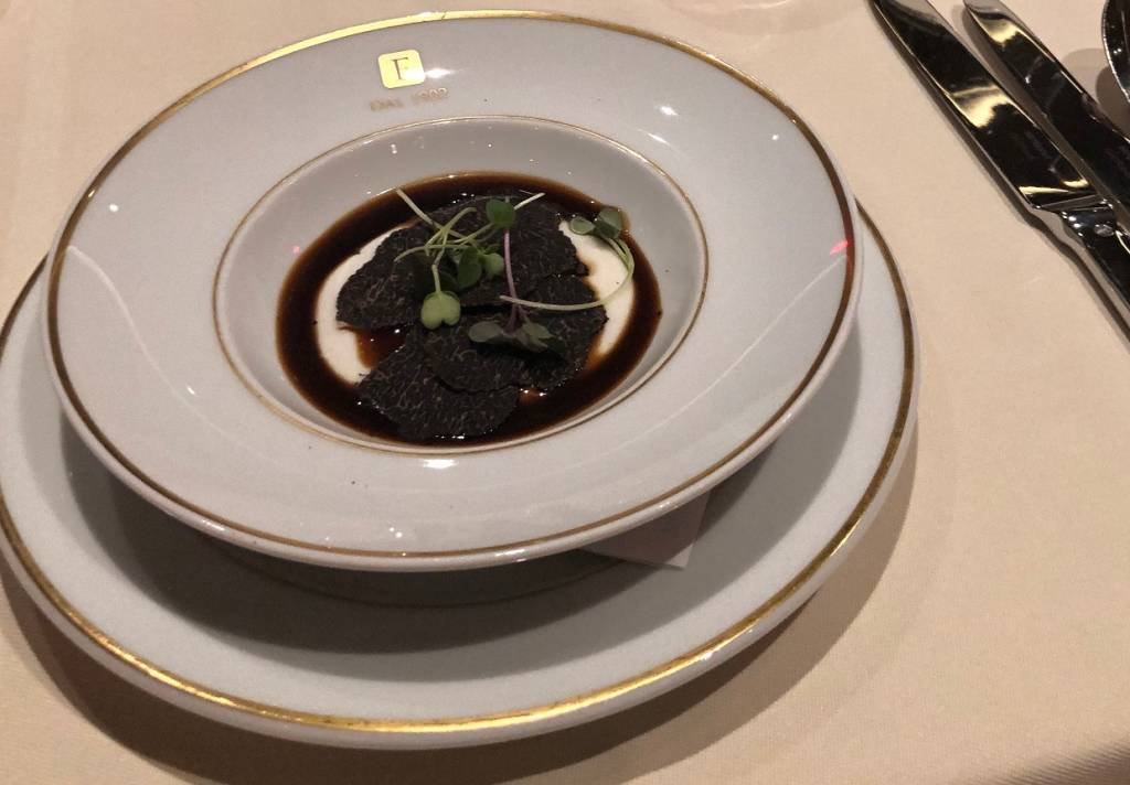 polenta taragna com funghi porcini do Fasano em Nova York polenta taragna com funghi porcini do Fasano em Nova York