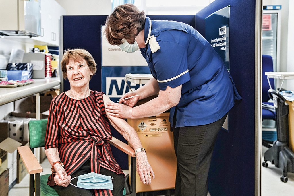 NHS Begins Spring Booster COVID Vaccination Programme