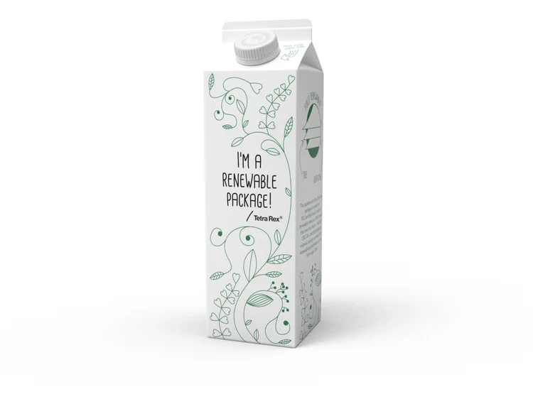 Tetra Pak quer chegar a uma embalagem totalmente renovável, reciclável e neutra em carbono (Tetra Pak/Divulgação)