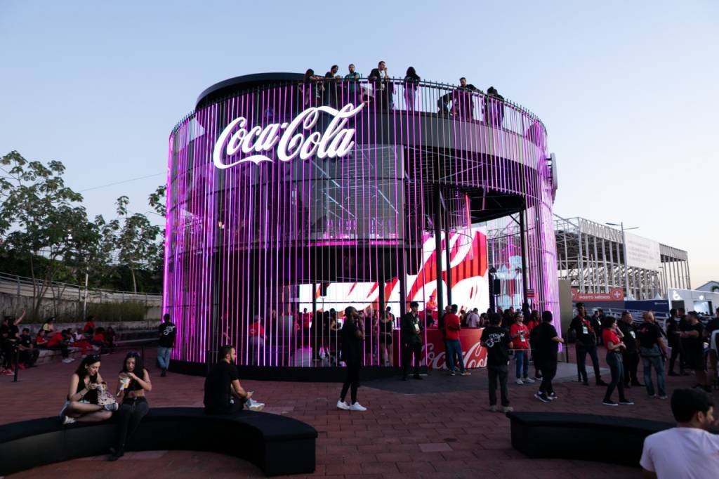 Coca-Cola e suas marcas no Rock in Rio: sétimo ano como patrocinadora do festival (Foto/Reprodução)
