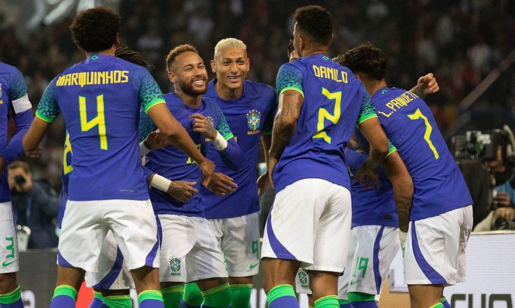 Copa do Mundo: Brasil vai usar os dois uniformes durante a fase de grupos (Lucas Figueiredo/CBF/Agência Brasil)