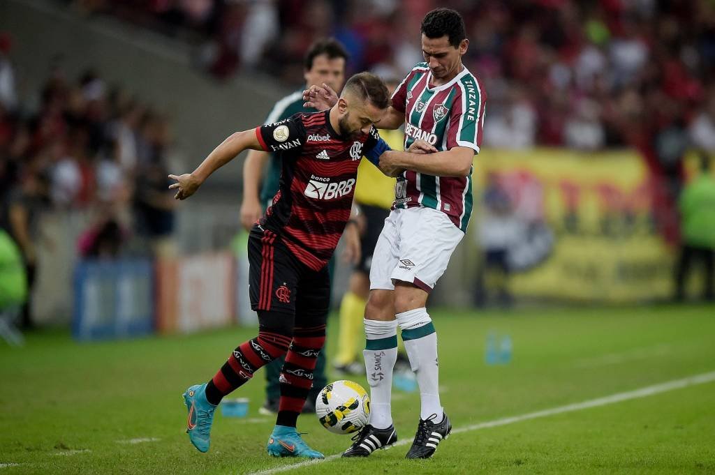 Reeditando a final do Campeonato Carioca, Fluminense e Flamengo entram em campo em busca de sair na frente no confronto de 180 minutos (Alexandre Loureiro/Getty Images)