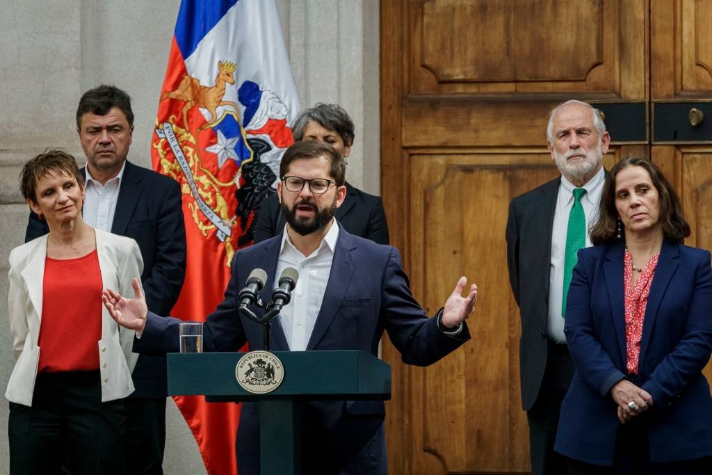 Gabriel Boric: Chile terá reforma na Previdência (Sebastián Vivallo Oñate/Agencia Makro/Getty Images)