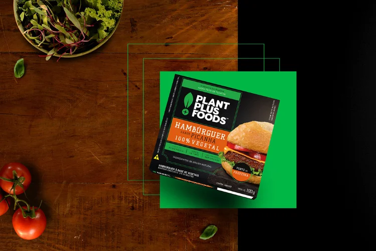 Em 2020, os alimentos plant-based tiveram US$ 82,8 milhões de faturamento no Brasil (PlantPlus Food/Divulgação)