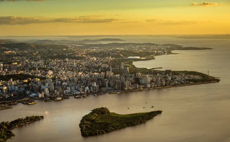 Porto Alegre: capital gaúcha. (Evandro Badin/Getty Images)