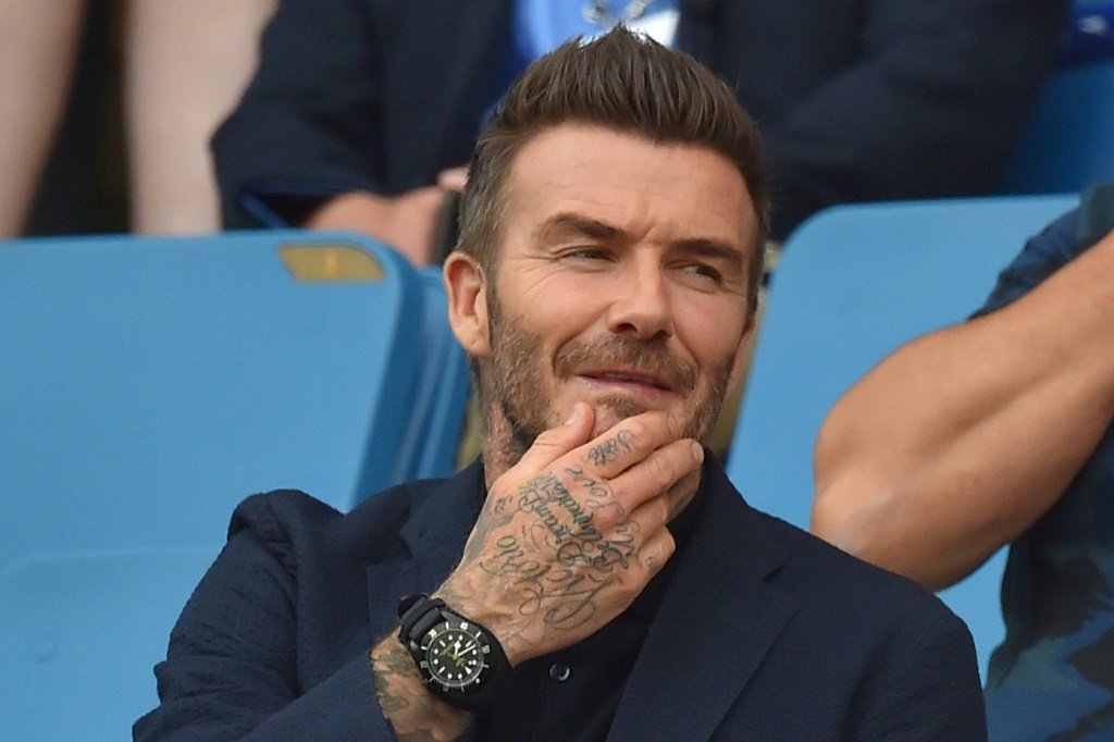 David Beckham: ex-capitão da seleção inglesa de futebol entrou em fila quilométrica para se despedir da Rainha Elizabeth II (AFP/AFP Photo)