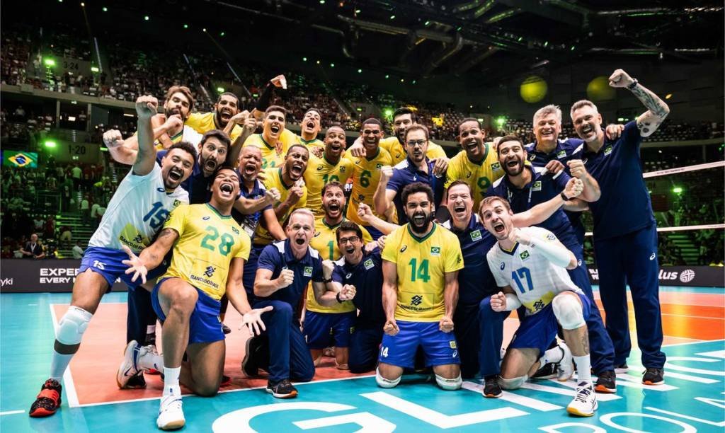 Seleção brasileira de vôlei: time enfrenta Polônia em vaga para final da Mundial (FIVB/Reprodução)
