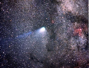Imagem referente à matéria: Meteoros de rastros do Halley podem ser vistos na madrugada de domingo