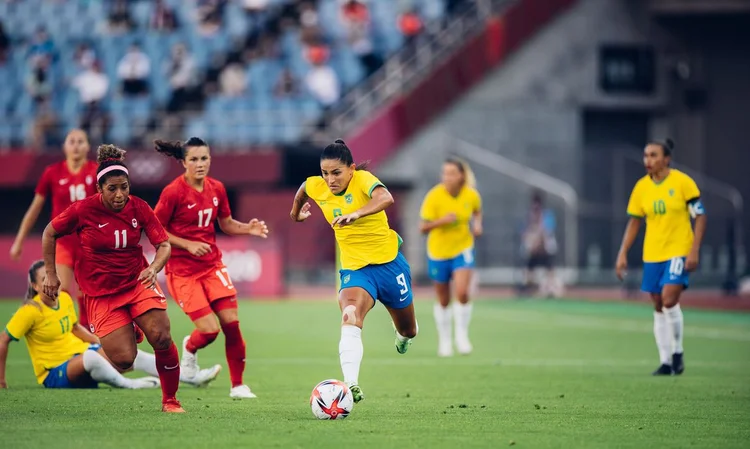 Seleção brasileira de futebol feminino: equipe conta com 33 gols marcados e dez vitórias em série (Sam Robles/CBF/Direitos Reservados/Agência Brasil)