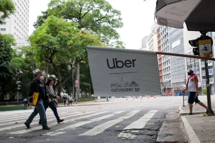 Uber mais sustentável: app reduz emissão de carbono na América Latina com expansão da frota elétrica (Patricia Monteiro/Bloomberg)