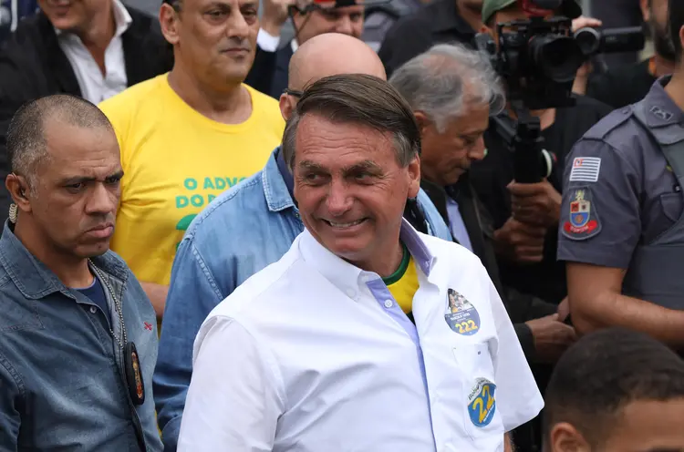 Bolsonaro: “O Brasil vai indo muito bem pós-pandemia” (Rodrigo Paiva/Getty Images)