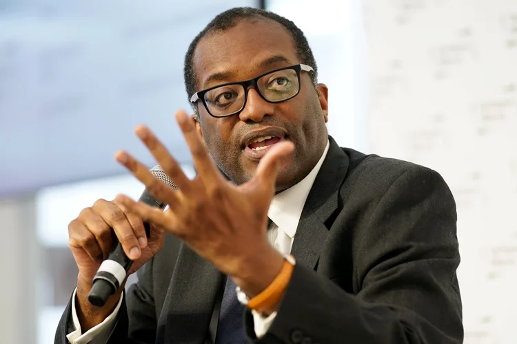 O ex-ministro das Finanças do Reino Unido, Kwasi Kwarteng (Getty/Exame)