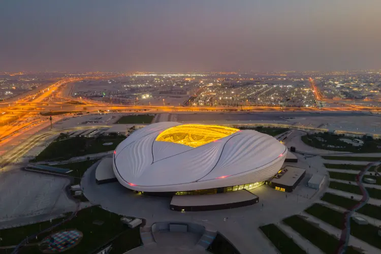 Estádio Al Janoub: Estádio feito para a Copa do Mundo de 2022 (David Ramos/Getty Images)