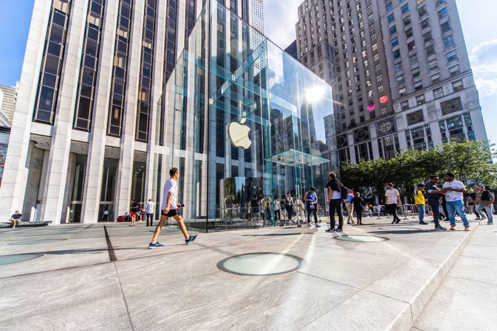 Apple: O CEO da Apple, Tim Cook, atribuiu o desempenho aos desafios na cadeia produtiva (Leandro Fonseca/Exame)