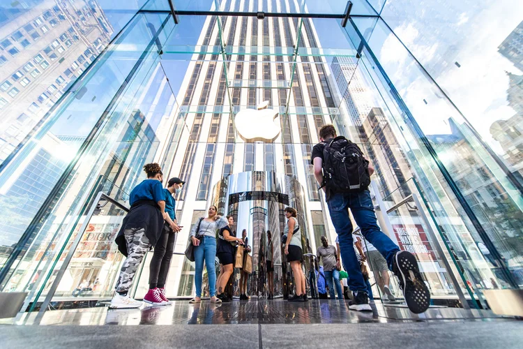 Apple Store na Fifth Avenue, em Nova York (Leandro Fonseca/Exame)