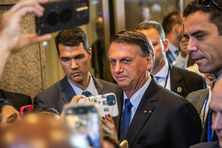 Jair Bolsonaro: O partido quer manter Bolsonaro ativo em Brasília para preservar o eleitor conservador de direita e o “legado” de 58 milhões de votos conquistados (Leandro Fonseca/Exame)