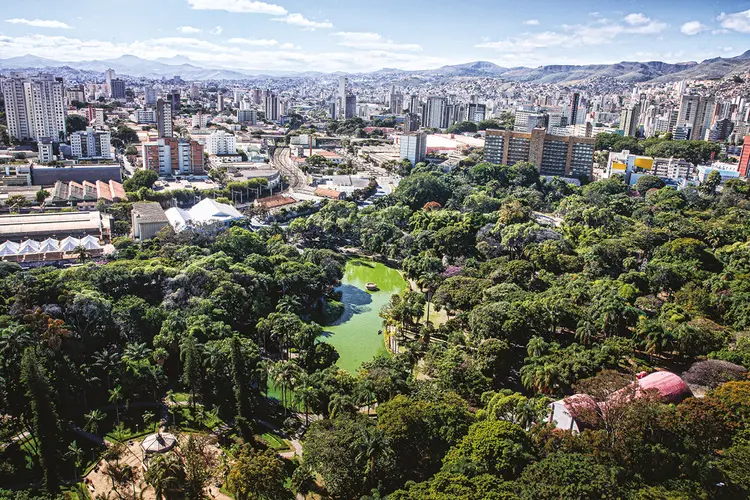 Vista da cidade de Belo Horizonte: o destaque nos últimos 12 meses no país foi o avanço de 14,3% no preço do aluguel, um mercado dinâmico por natureza (Leandro Fonseca/Exame)