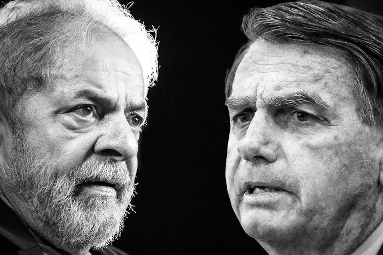  (Lula: Nelson Almeida/Getty Images - Bolsonaro: Clauber Cleber Caetano/PR/Divulgação)