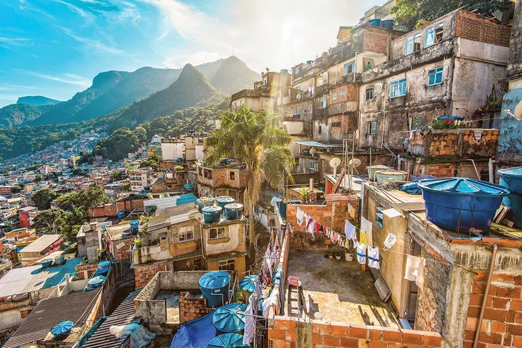 Favela da Rocinha, no Rio de Janeiro (iStockphoto/Getty Images)