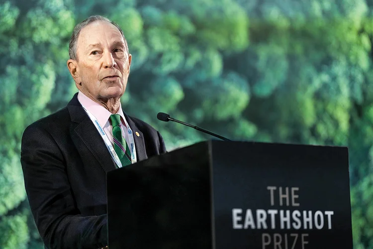 Michael Bloomberg: "Quanto mais empoderarmos cidades, estados e empresas, mais rápido chegaremos a uma economia de energia limpa" (Alastair Grant/Pool/Getty Images)