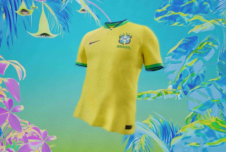 Uniforme principal tem cor amarela mais clara que as versões anteriores (Nike/Divulgação)