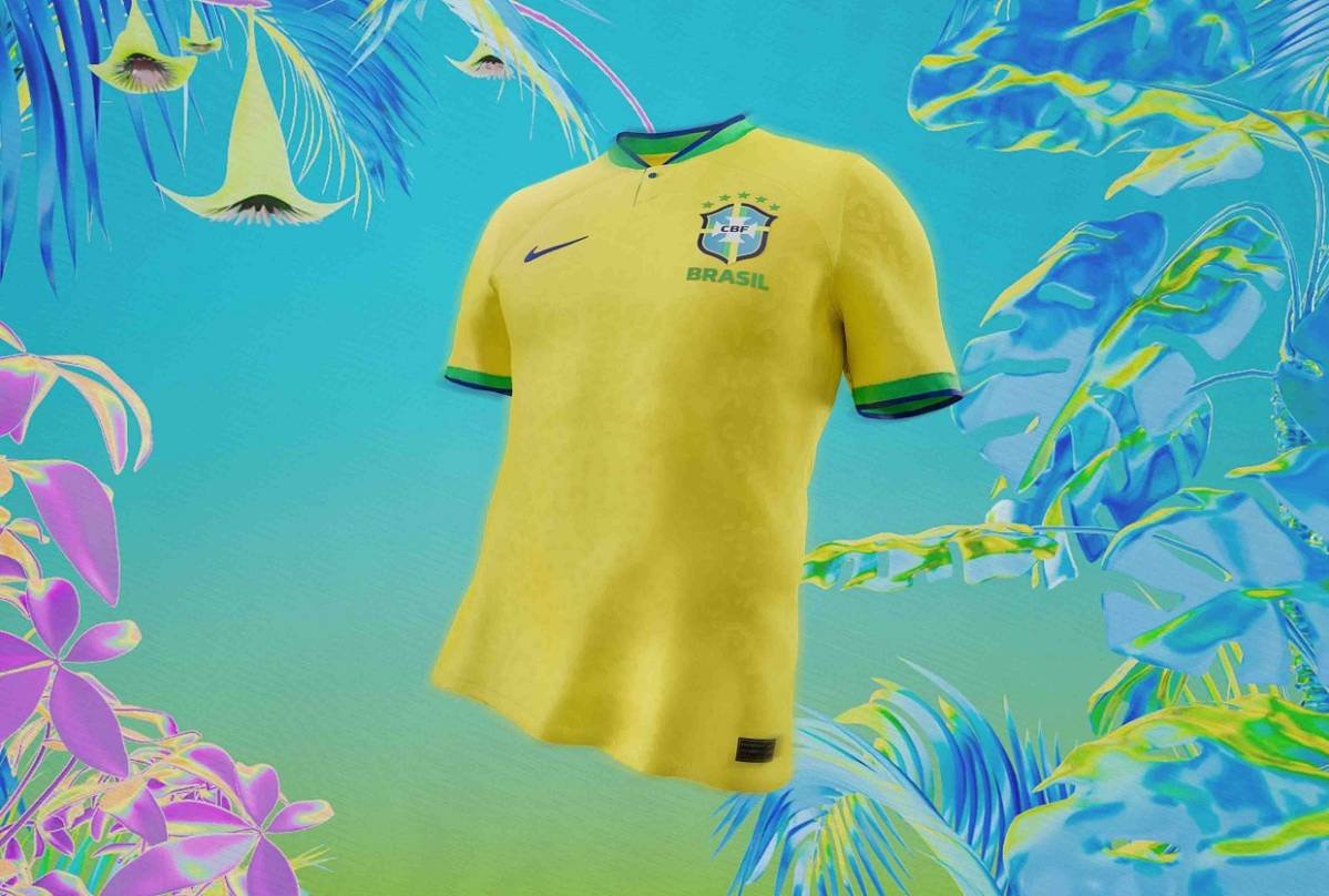 Camiseta Camisa Do Brasil 2022 Lançamento Copa Do Mundo Preto