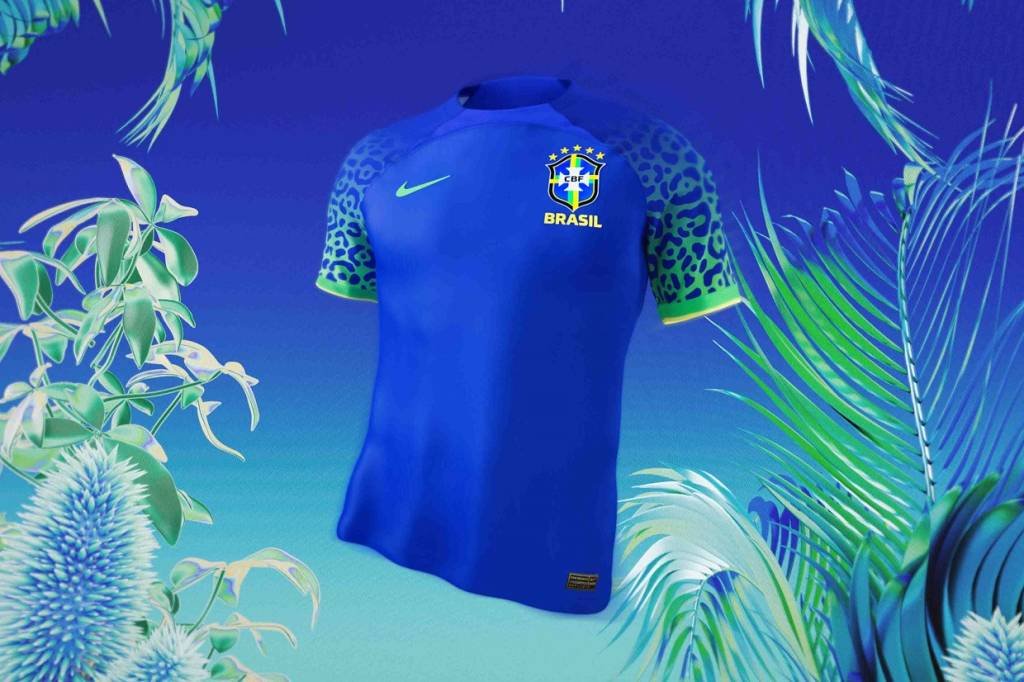 Seleção brasileira posa com o uniforme oficial da Copa do Mundo, Celebridades