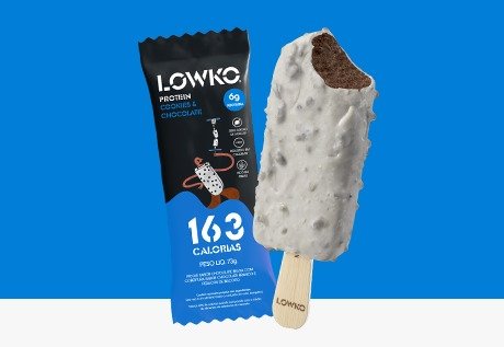 Lowko lança primeiro picolé zero açúcar e alto teor de proteína