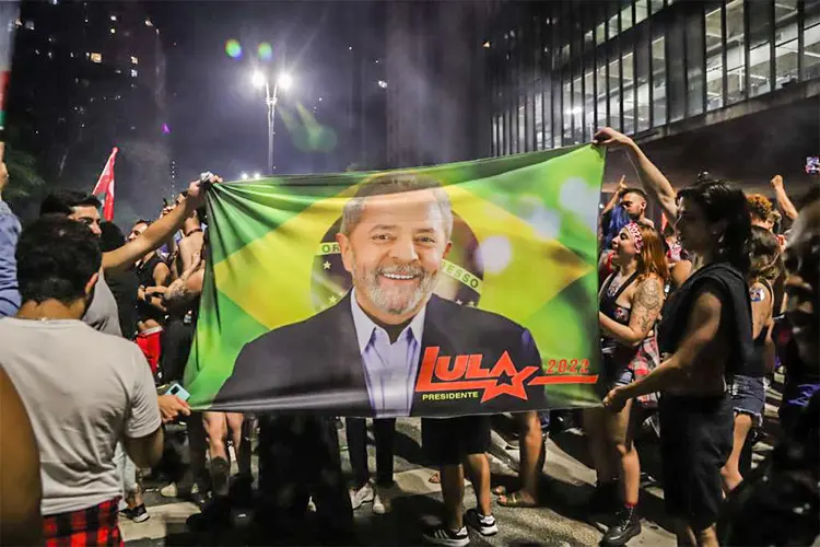 Apoiadores de Lula comemoram vitória na Avenida Paulista (Leandro Fonseca/Exame)