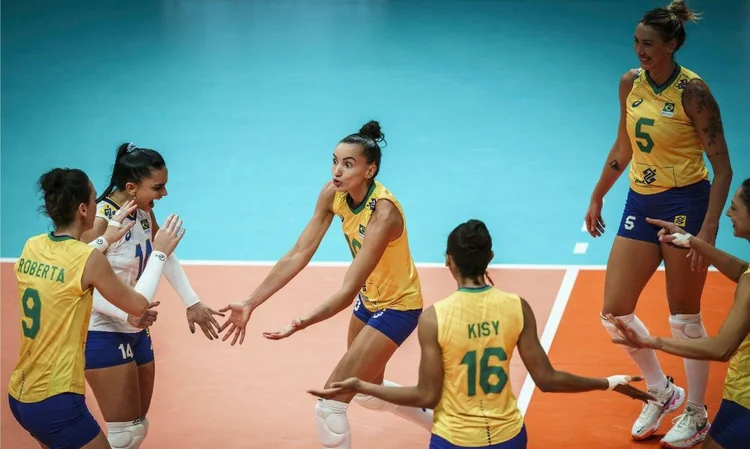 Seleção Brasileira de Voleibol Feminino (Twitter / Time Brasil/Divulgação)