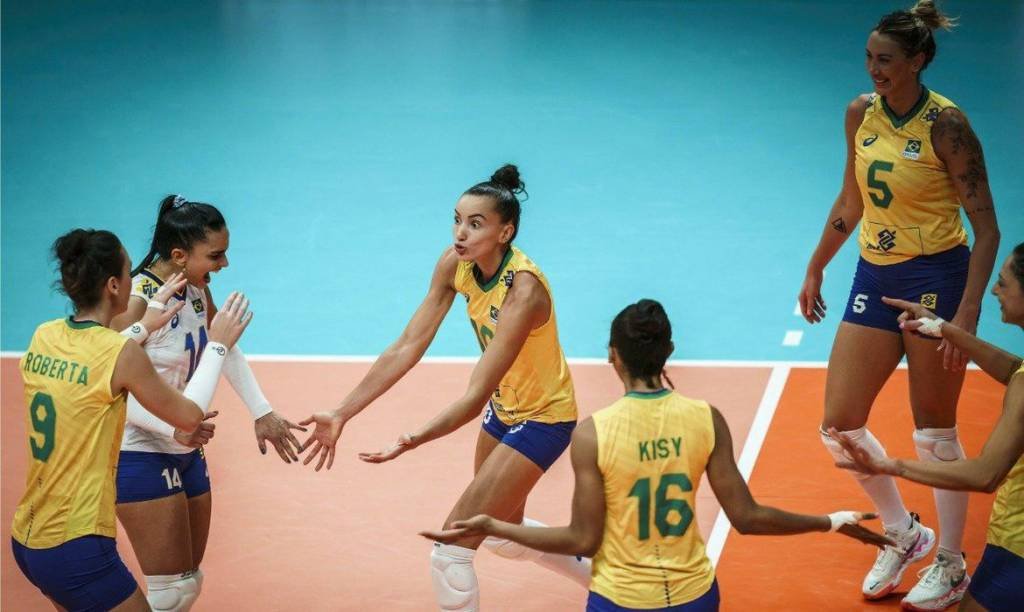Seleção Brasileira de Voleibol Feminino (Twitter / Time Brasil/Divulgação)